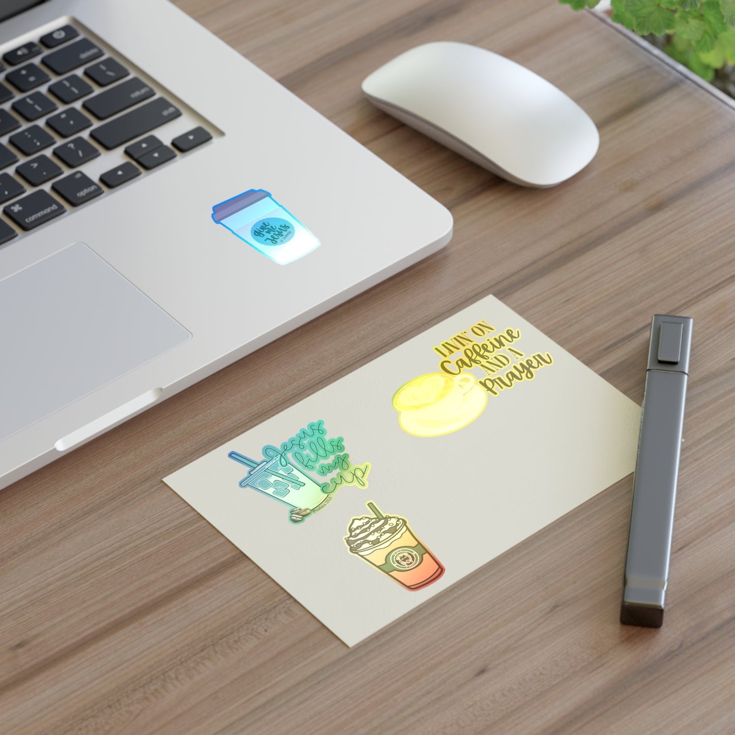 Coffee and Jesus Christian Sticker Sheets