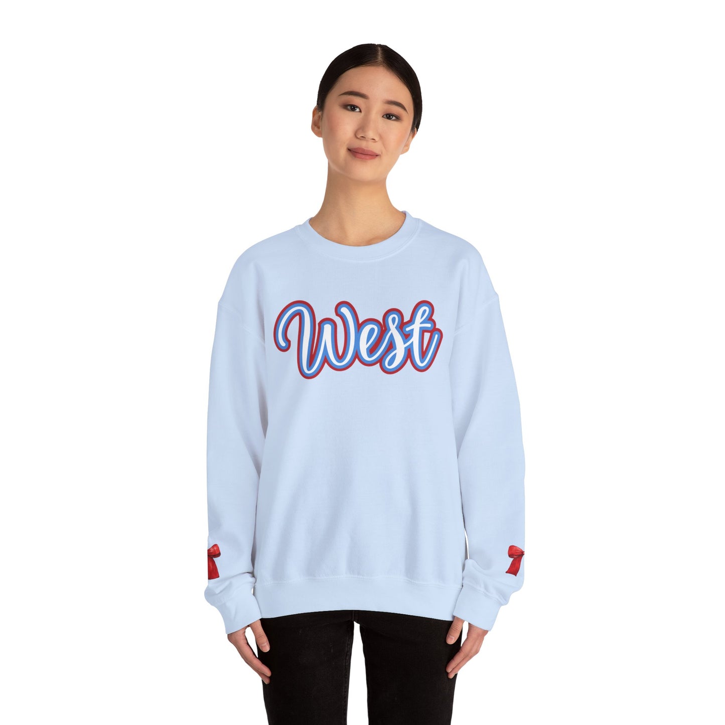WJ WEST Jessamine -- Bows on Sleeves -- Unisex Sweatshirt