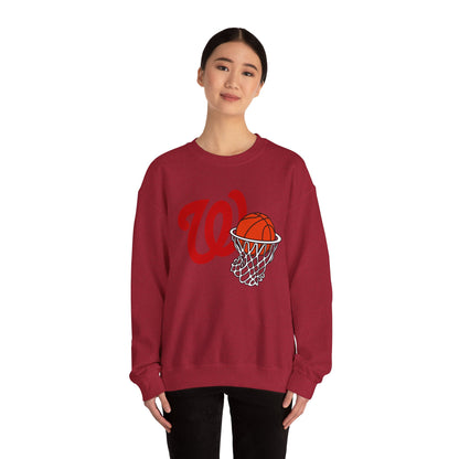 West Jessamine Logo & Basketball- Unisex Sweatshirt