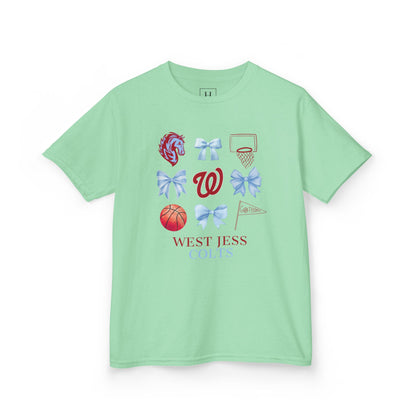 YOUTH --- West Jessamine Basketball Coquette Unisex Tee