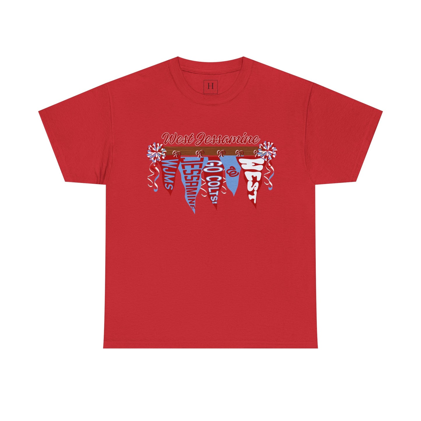WJMS : West Jessamine Pennant Flags - Unisex Shirt