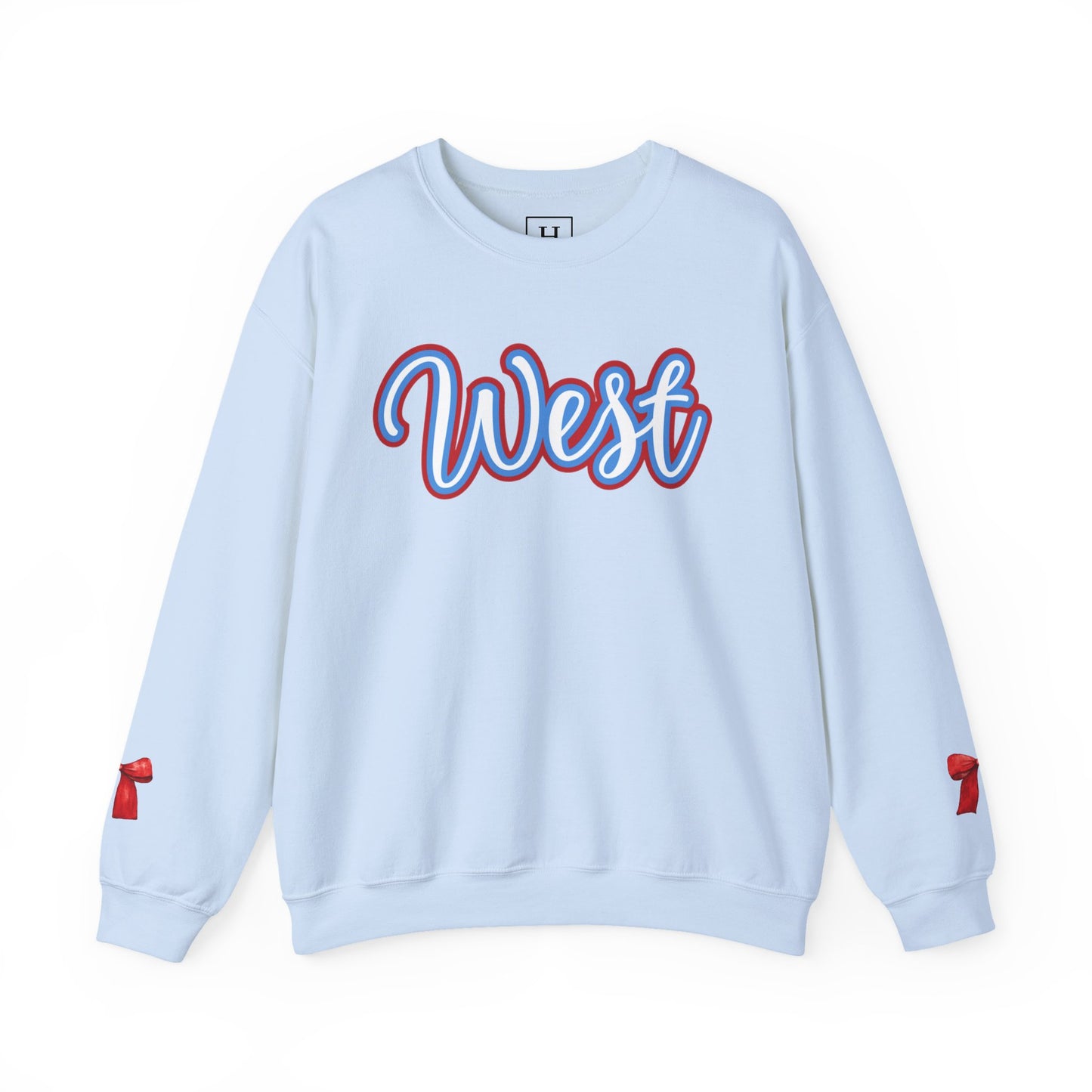 WJ WEST Jessamine -- Bows on Sleeves -- Unisex Sweatshirt