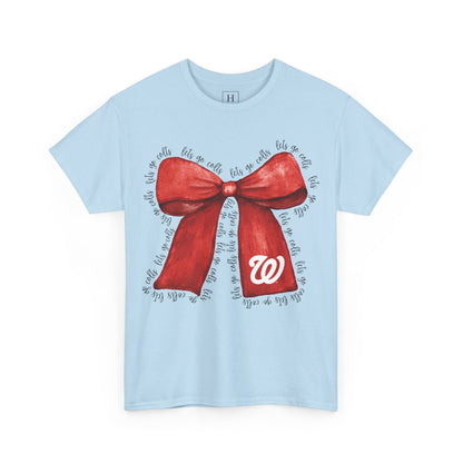 Let's Go Colts Bow - W Logo Unisex T-Shirt