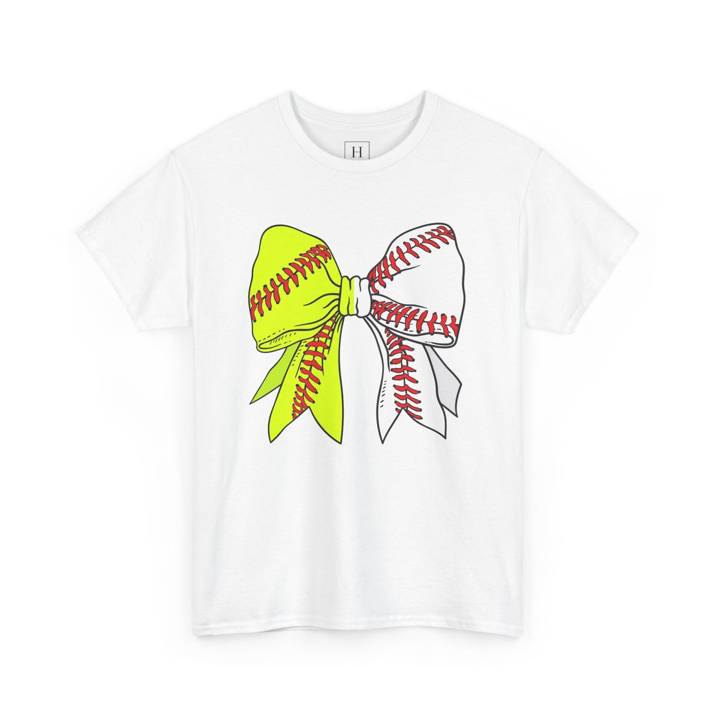 Softball Baseball Bow Unisex Tee - Sports Mama