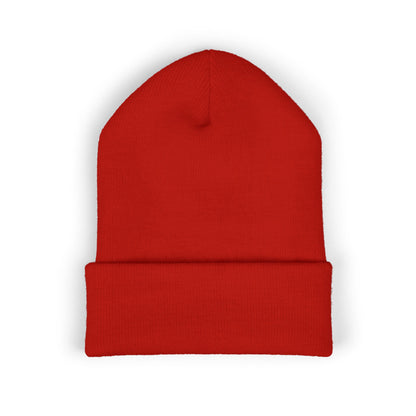 "Diet Coke" Heart Embroidered Cuffed Beanie — Classic Script Winter Hat