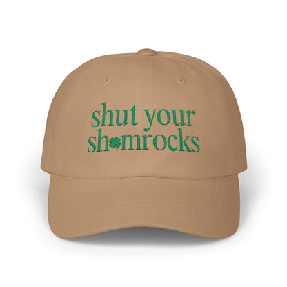 Shut Your Shamrocks Day Dad Cap