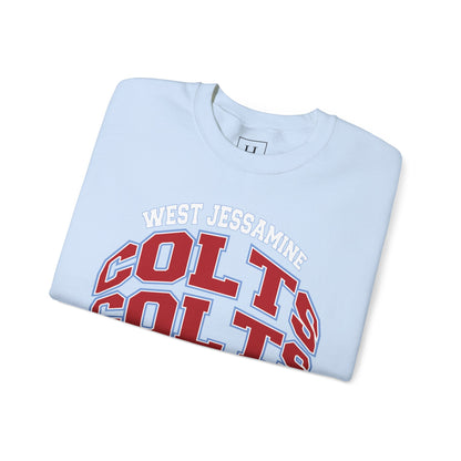 West Jessamine Colts Crewneck Sweatshirt — School Spirit Pride - Unisex