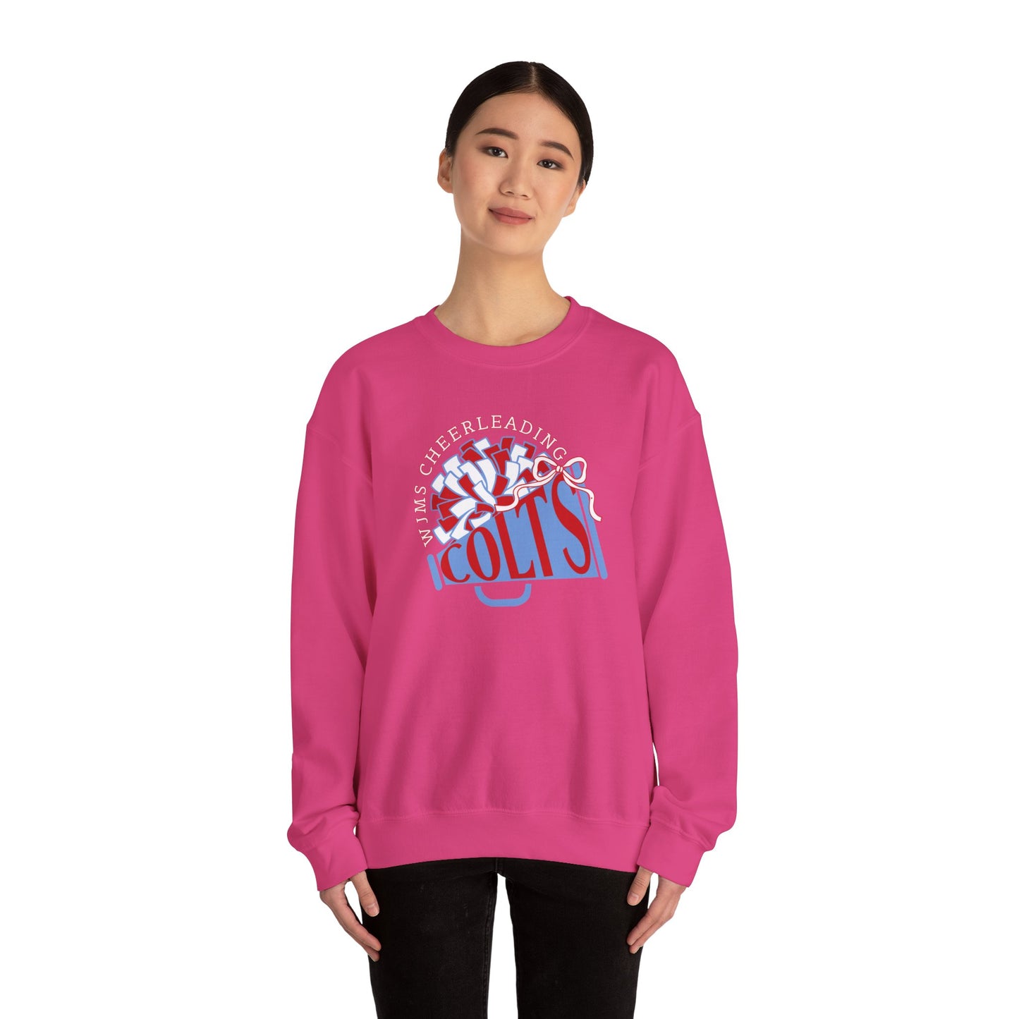 WJMS Cheerleading Megaphone Colts - Unisex Sweatshirt