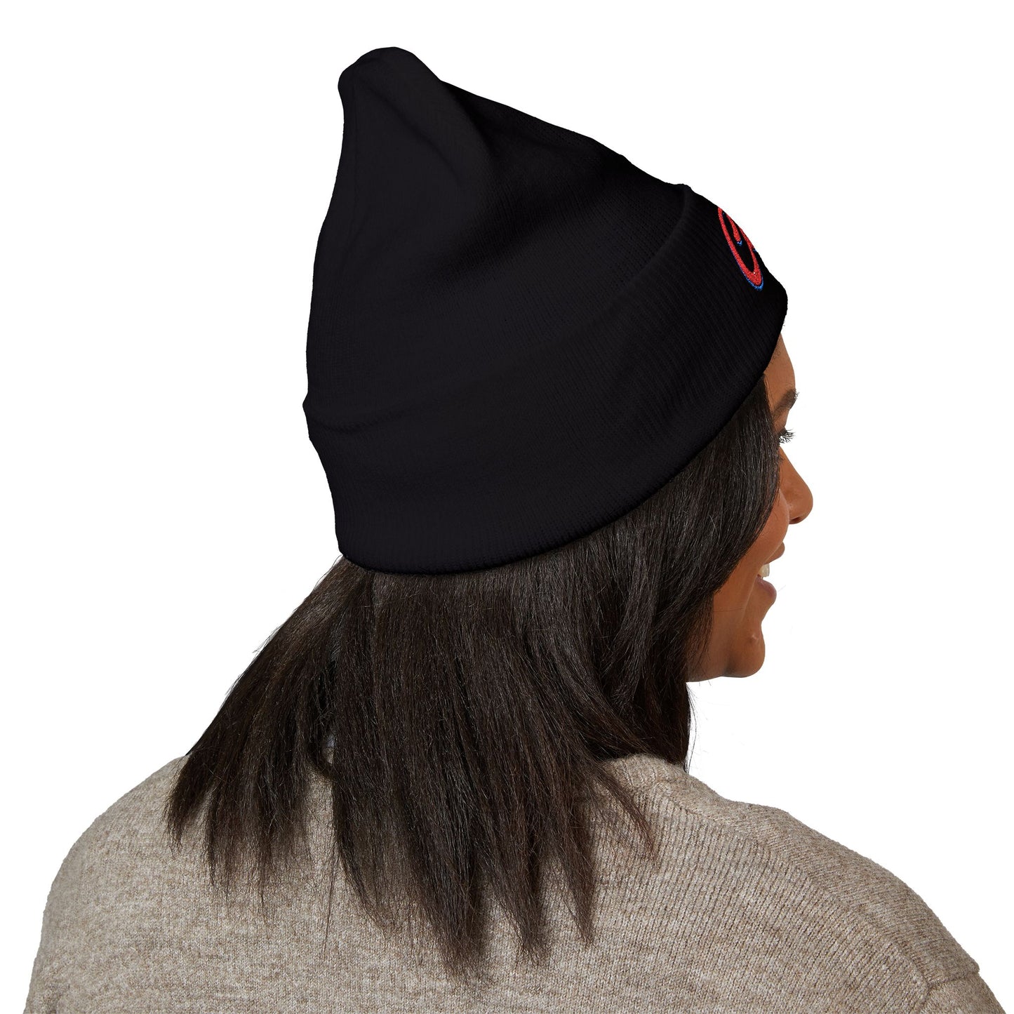 Colts Embroidered Cuffed Beanie — Classic Script Winter Hat
