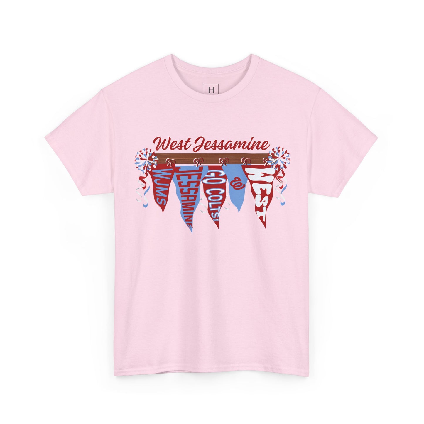 WJMS : West Jessamine Pennant Flags - Unisex Shirt