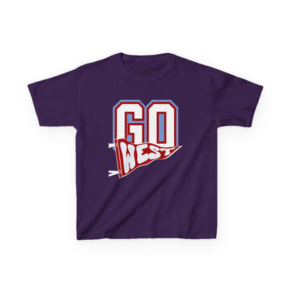 YOUTH -- GO WEST Pennant Flag - Unisex