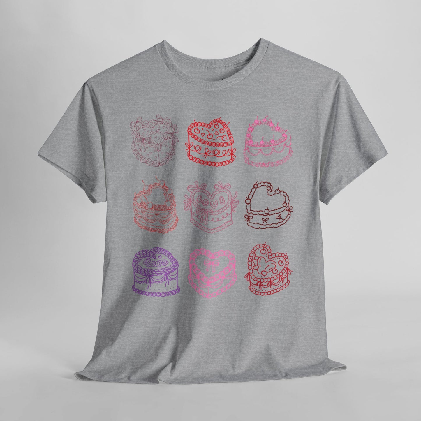 Coquette Cherry Bow Cake T-Shirt