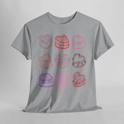 Coquette Cherry Bow Cake T-Shirt