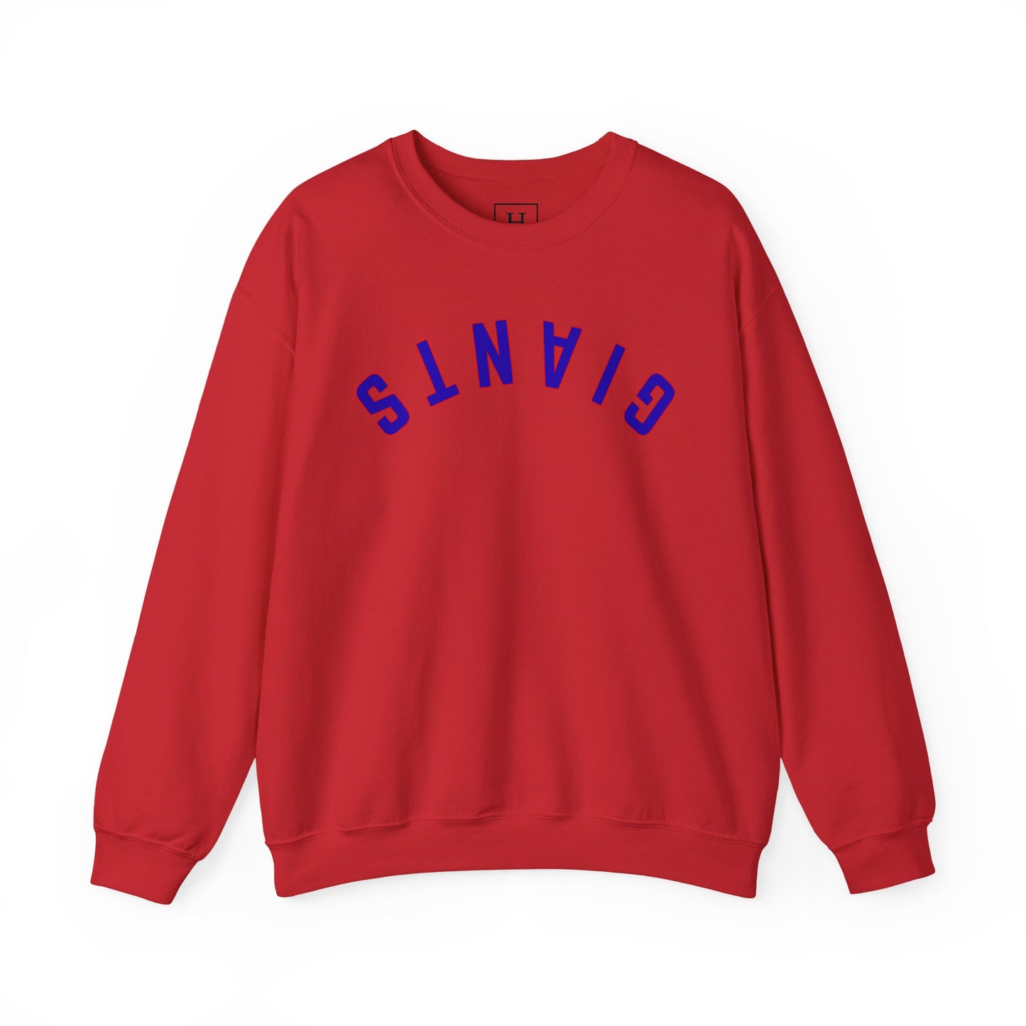 New York Upside Down Giants with Red Outline- Unisex Sweatshirt