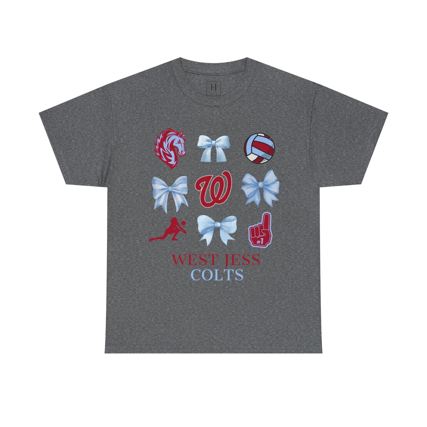 Volleyball Coquette Bows Unisex Tee - West Jessamine