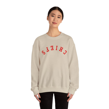 KC Chiefs Upside Down Lettering - Unisex Sweatshirt
