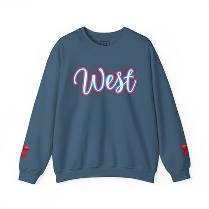 WJ WEST Jessamine -- Bows on Sleeves -- Unisex Sweatshirt