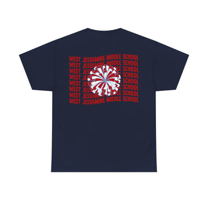 West Jessamine WJMS Colts Fan Tee —  Front & Back Unisex Tee