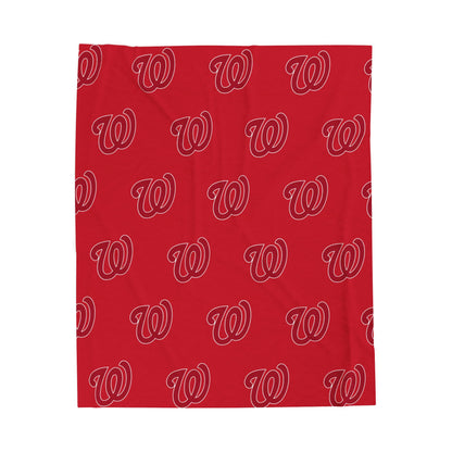 Cozy Velveteen Microfiber WEST JESSAMINE Blanket for Home Decor, Perfect for Gifting, Sports Fans, Game Day, Cozy Evenings, Home Accent
