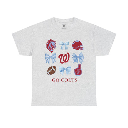 Coquette Football & Bows Unisex Tee - West Jessamine