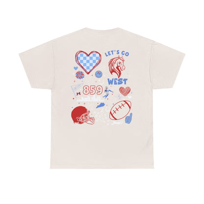 WEST FOOTBALL  (FRONT & BACK)