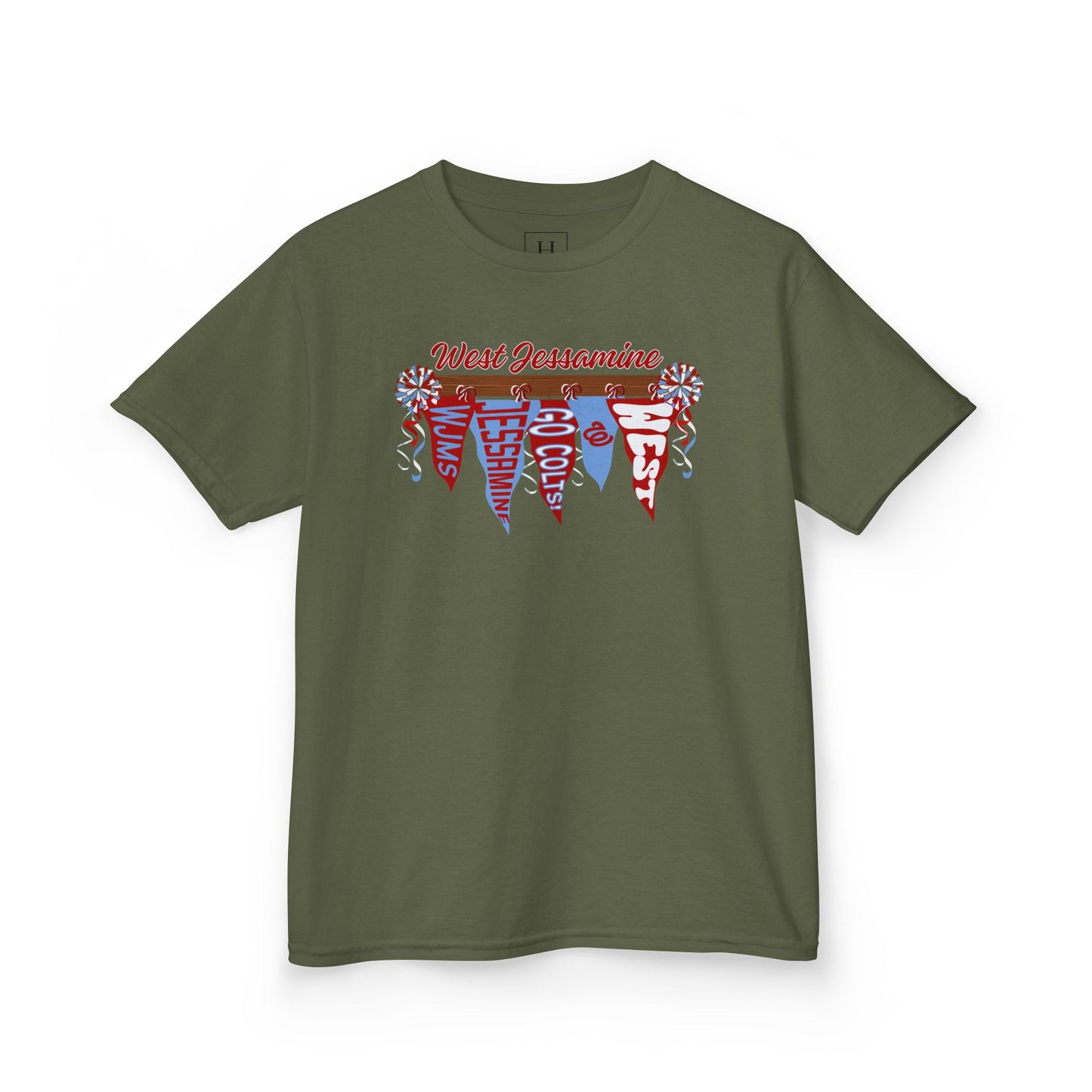 YOUTH --- WJMS : West Jessamine Pennant Flags - Unisex Shirt