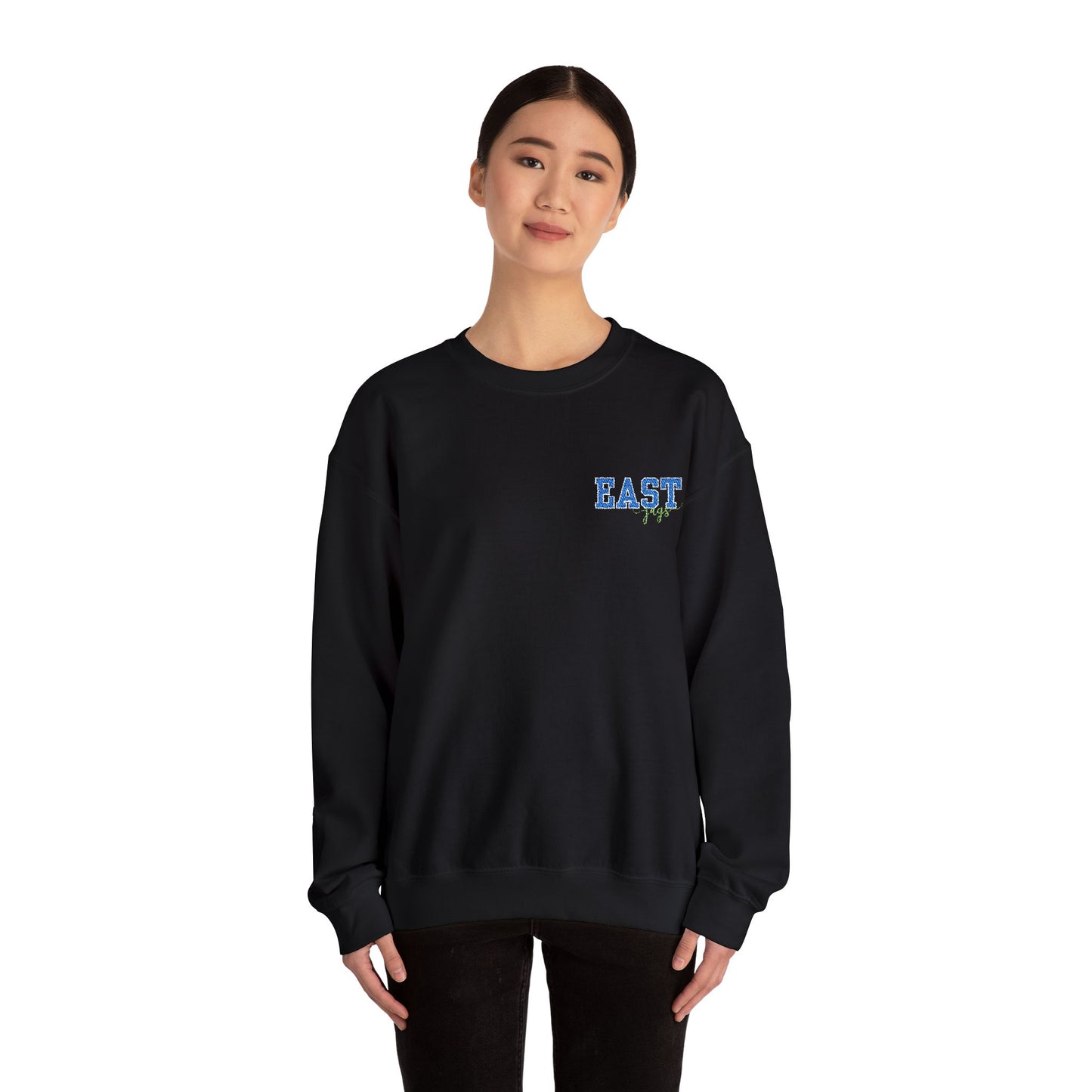 East Jessamine Jags Crewneck Sweatshirt | Unisex Pullover -- Embroidered