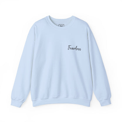 Fearless, Faith In Jesus Christian Sweater (Front and Back)