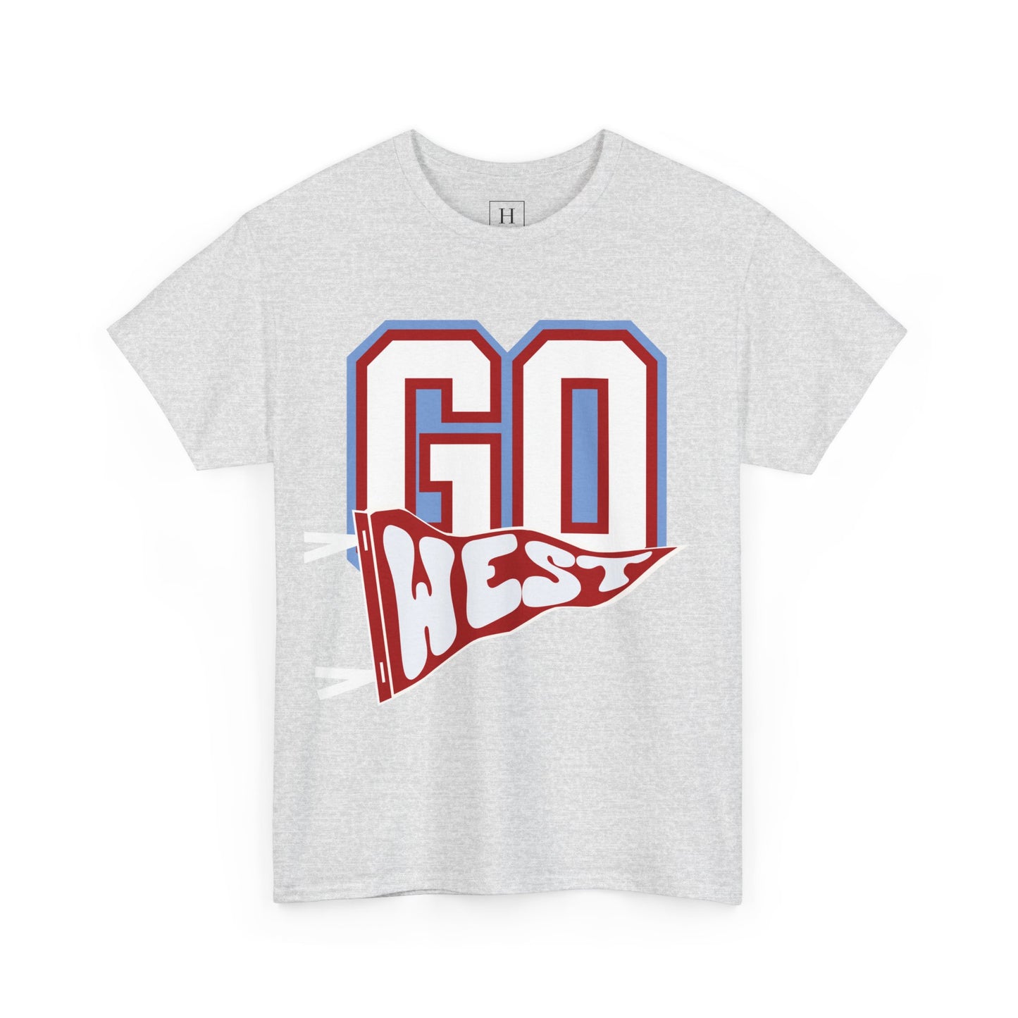 GO WEST Pennant Flag - Unisex