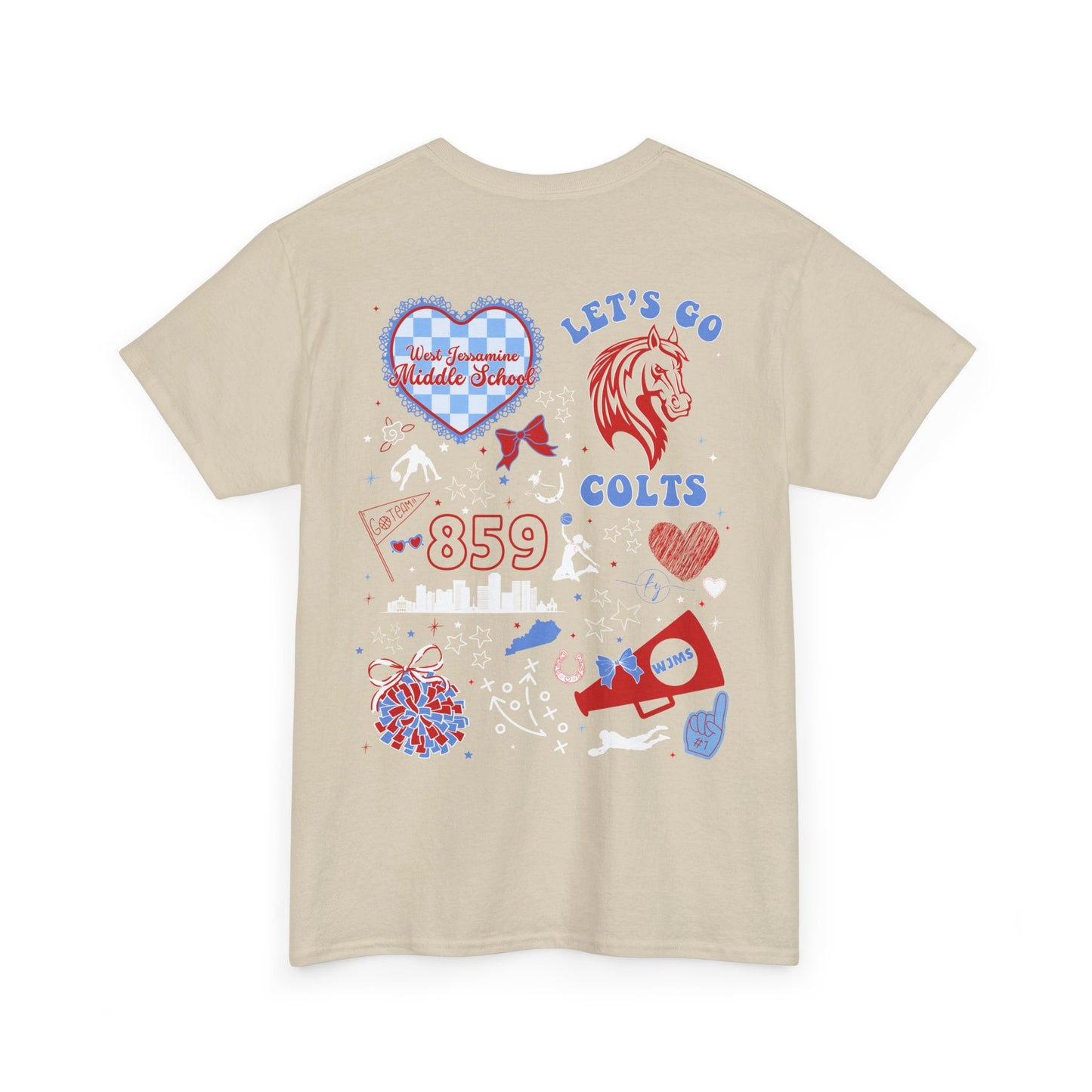 WJMS HEART COQUETTE GO COLTS (FRONT & BACK)