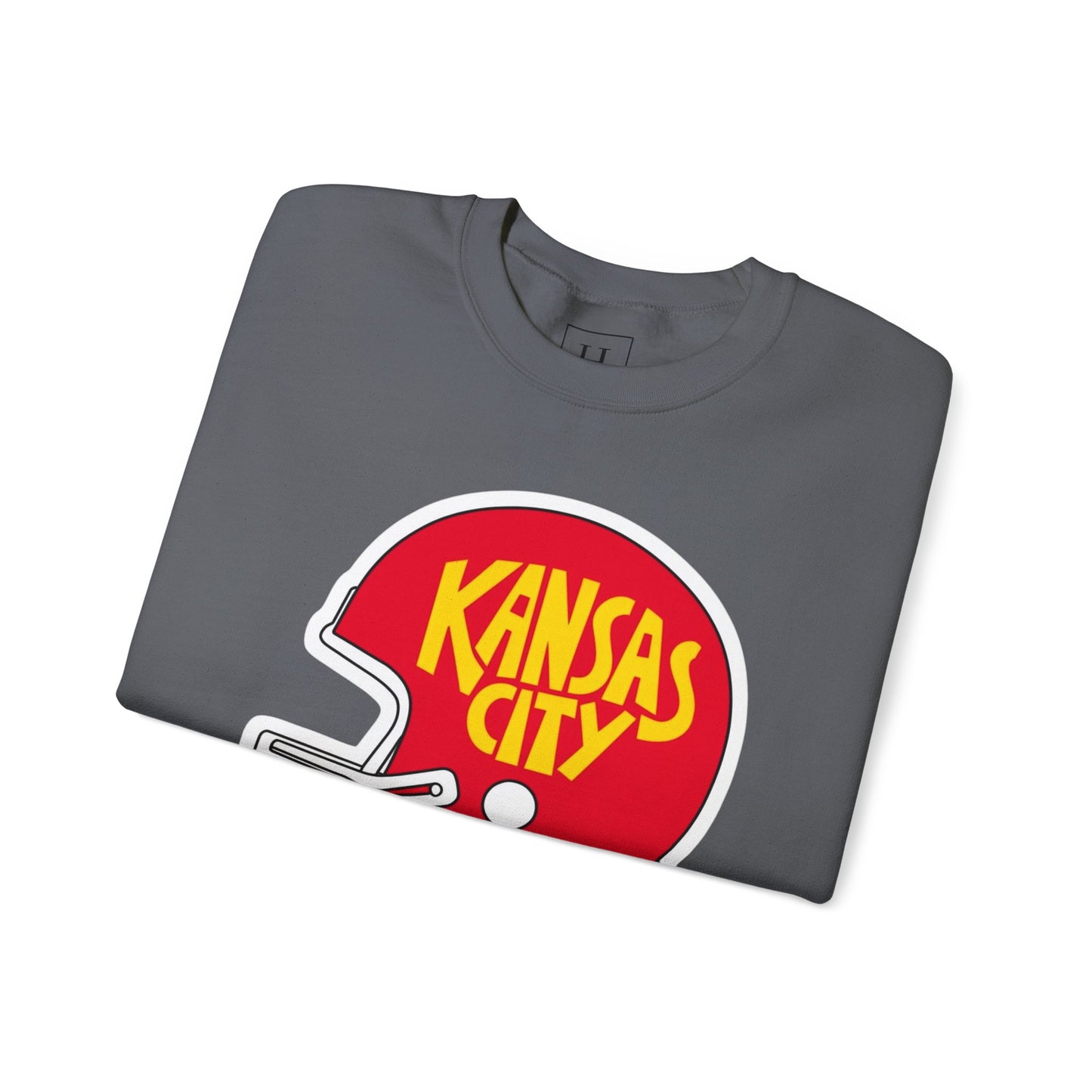 Game Day KS Chiefs Football Helmet - Unisex Sweatshirt