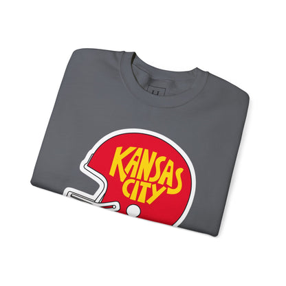 Game Day KS Chiefs Football Helmet - Unisex Sweatshirt