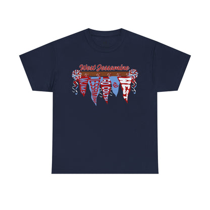 West Jessamine Pennant Flag Colts Cheer Pom - Unisex Shirt