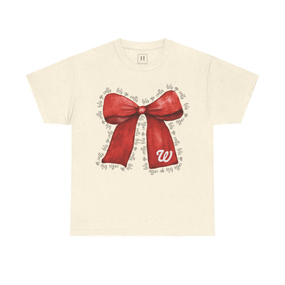 WJ Let's Go Colts Cheer Bow w/ WJ logo - Unisex Shirt