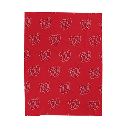 Cozy Velveteen Microfiber WEST JESSAMINE Blanket for Home Decor, Perfect for Gifting, Sports Fans, Game Day, Cozy Evenings, Home Accent