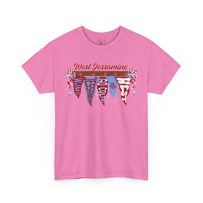 West Jessamine Pennant Flag Colts Cheer Pom - Unisex Shirt