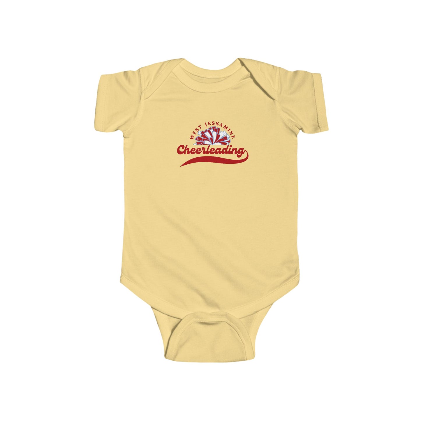 Infant Onesie, West Jessamine Cheerleading -- Unisex
