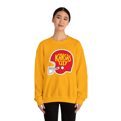 Game Day KS Chiefs Football Helmet - Unisex Sweatshirt