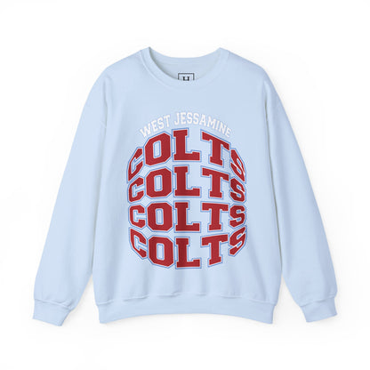 West Jessamine Colts Crewneck Sweatshirt — School Spirit Pride - Unisex