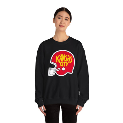 Game Day KS Chiefs Football Helmet - Unisex Sweatshirt