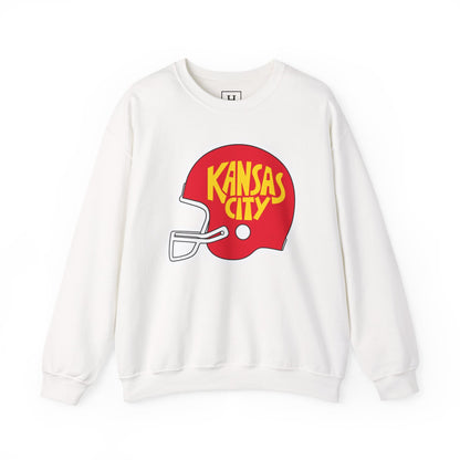 Game Day KS Chiefs Football Helmet - Unisex Sweatshirt