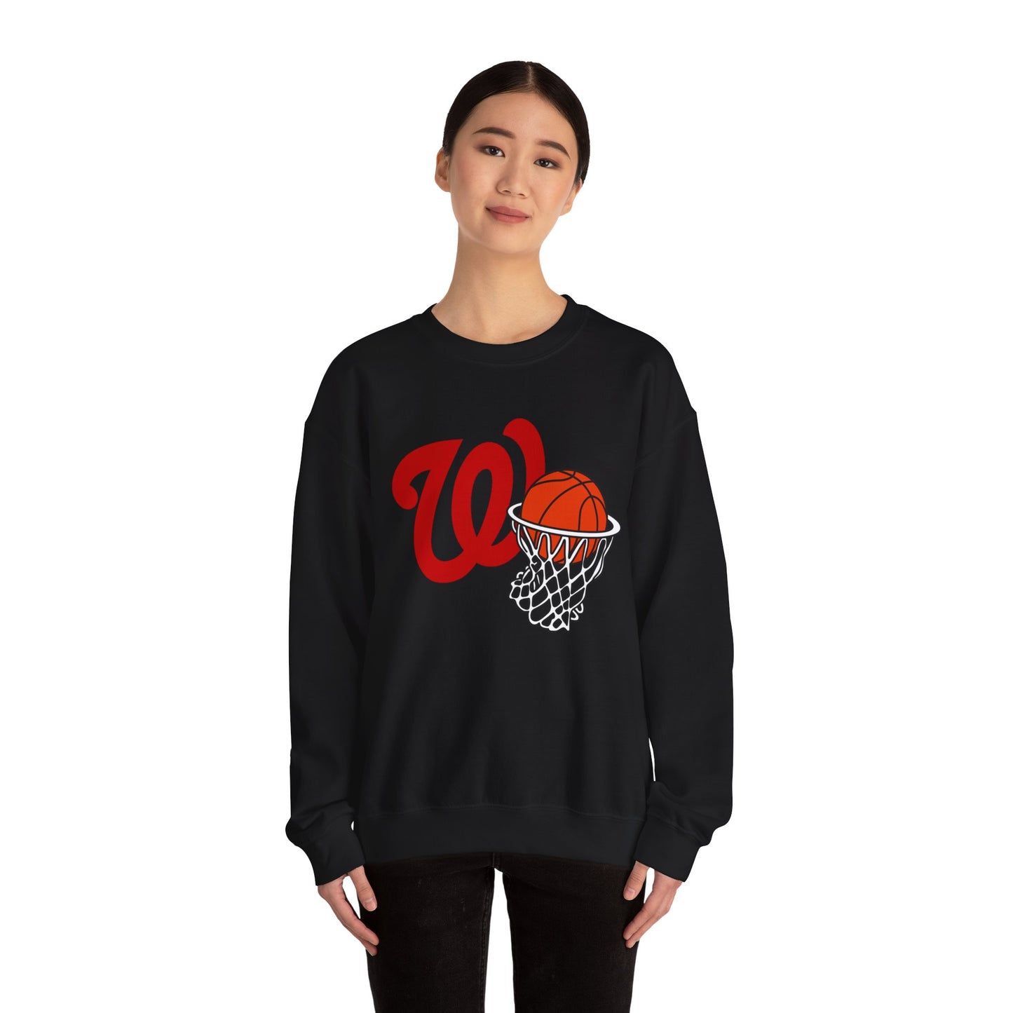 West Jessamine Logo & Basketball- Unisex Sweatshirt