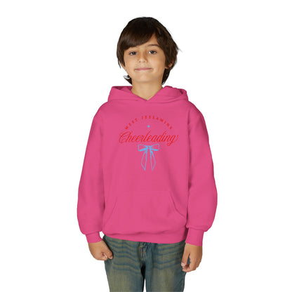 Youth Hoodie -- Cheerleading Bows Unisex Tee - West Jessamine Coquette Design