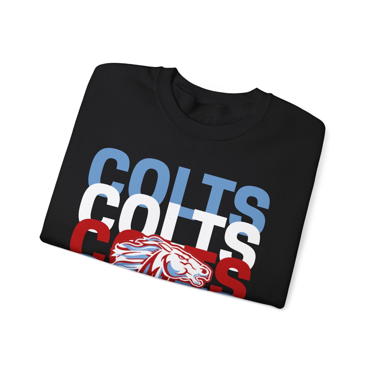 COLTS with Horse Logo - Christmas Sweatshirt - Unisex