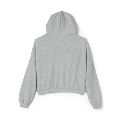 West HORSESHOE CHEER POM -- Women's Cinched/Cropped Hoodie