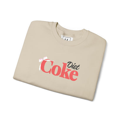 Bow 'Diet Coke' Crewneck Sweatshirt - Embroidered