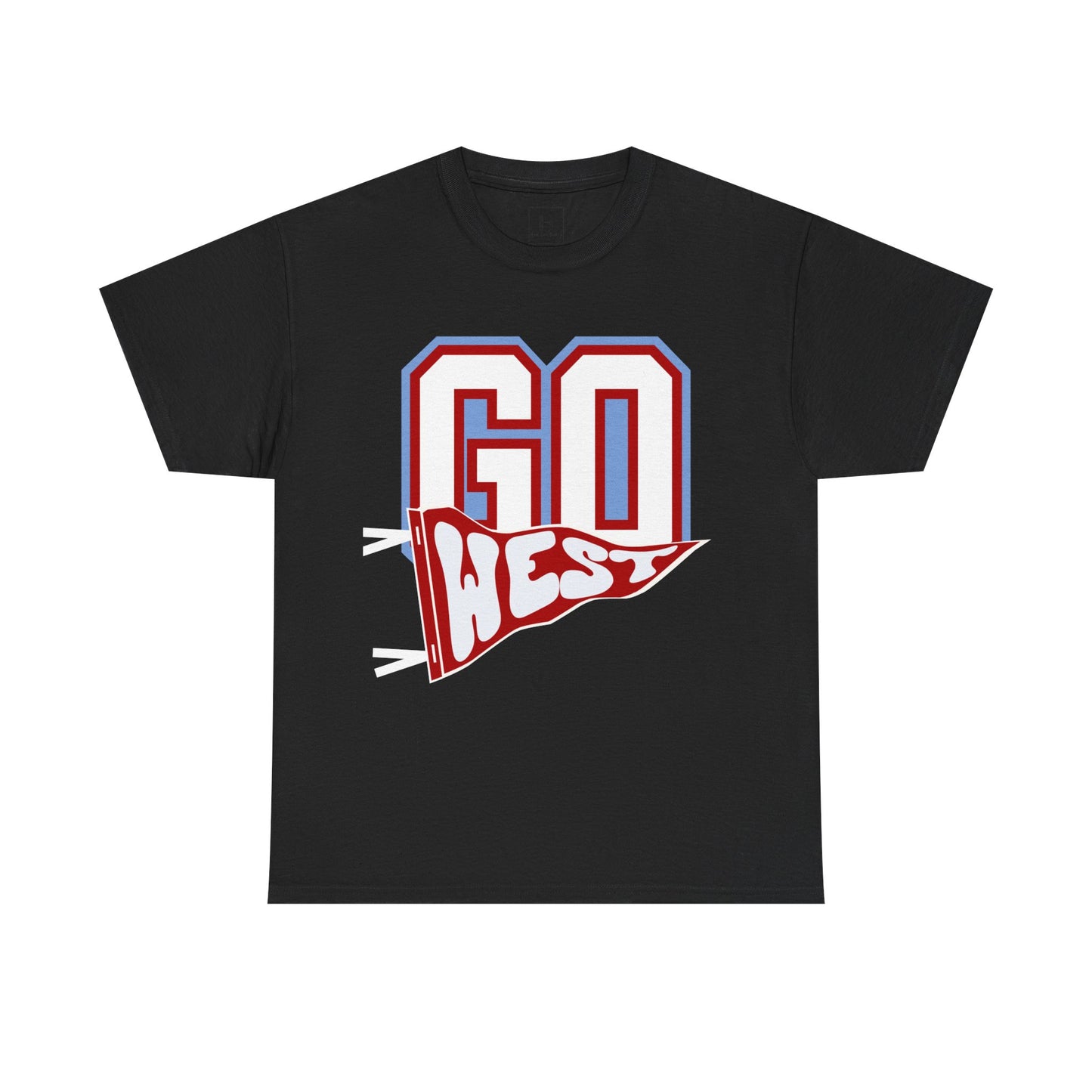 GO WEST Pennant Flag - Unisex