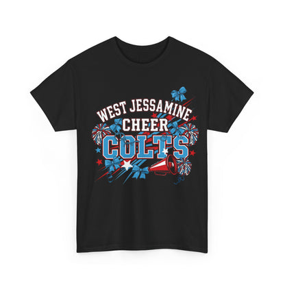 West Jessamine Cheer COLTS - Poms, Bows, Stars - Unisex Shirt