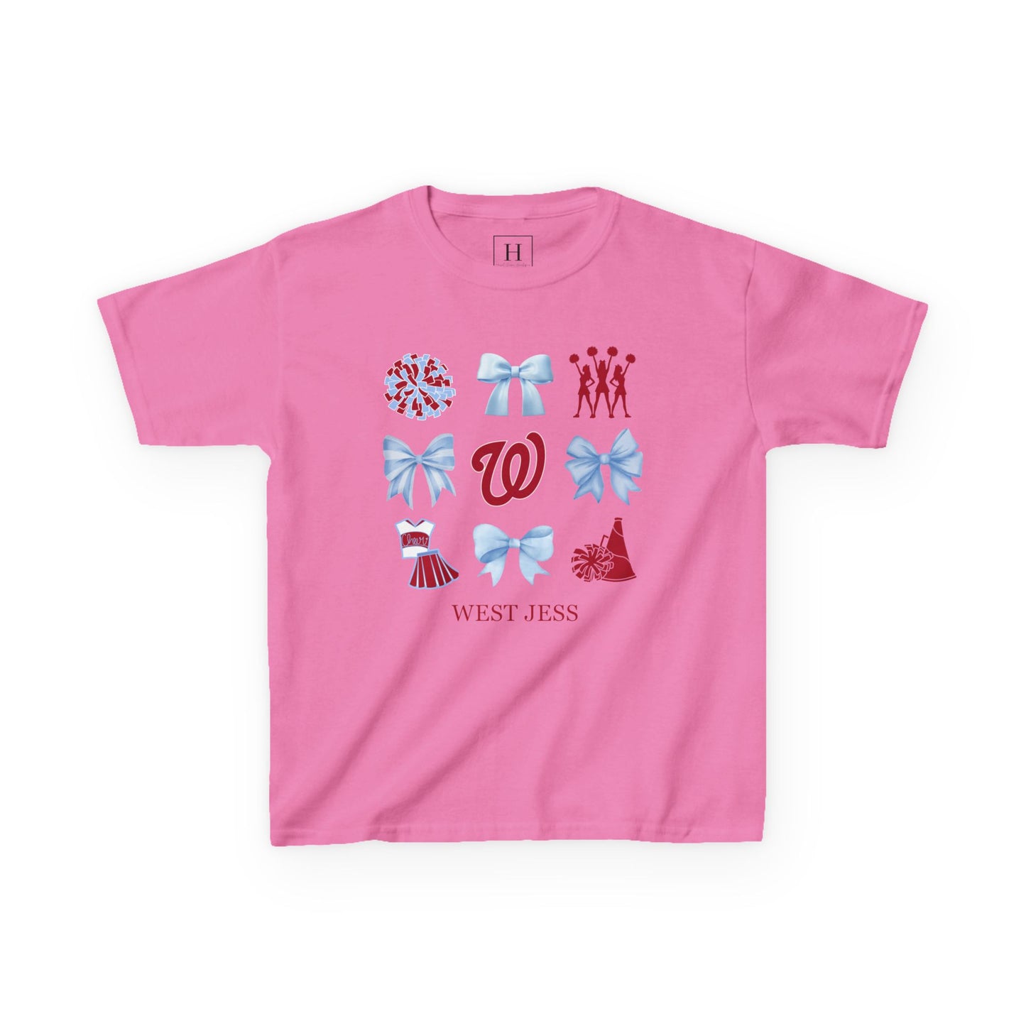 YOUTH - West Jessamine Cheerleading Coquette Bows