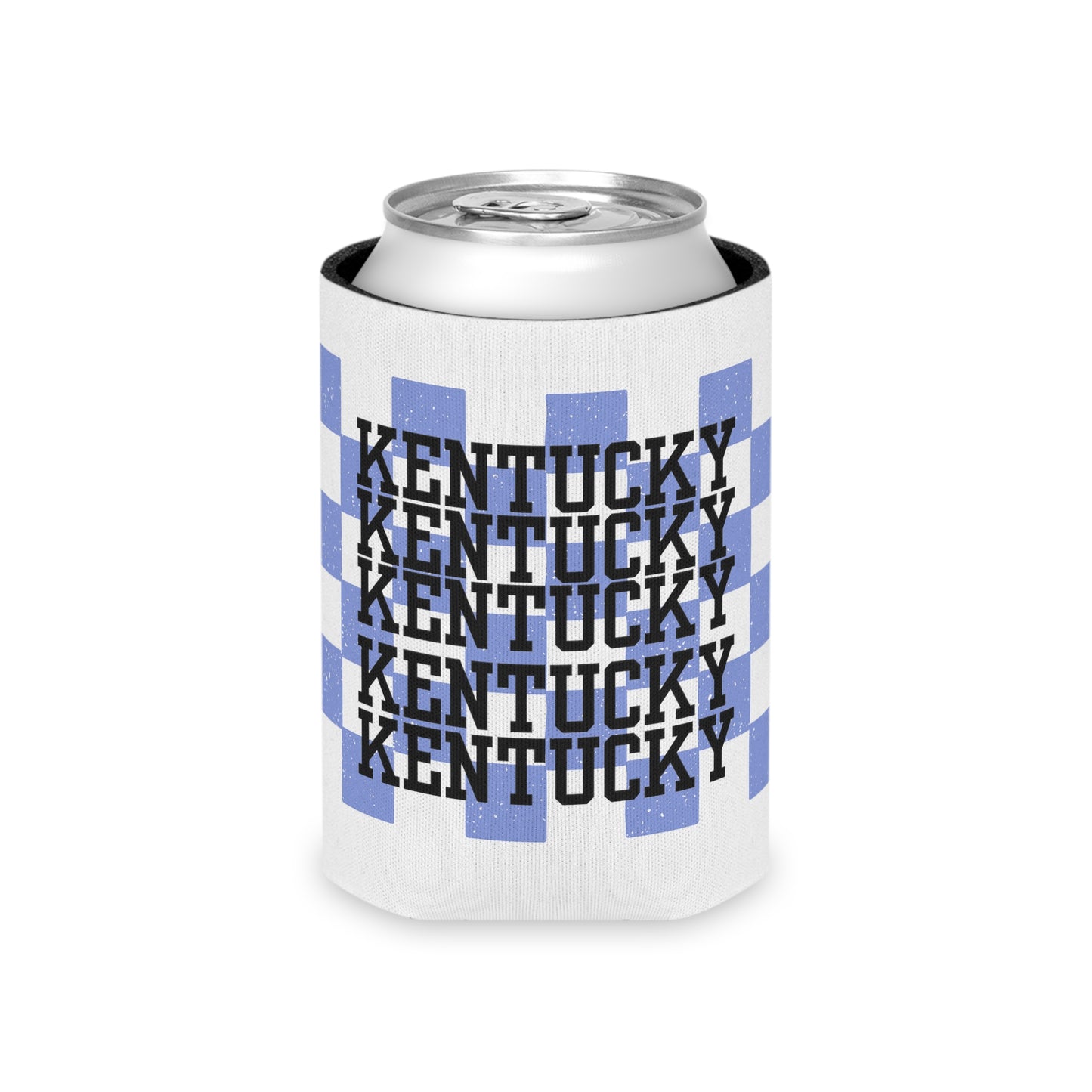 Kentucky UK Blue Checker Koozie